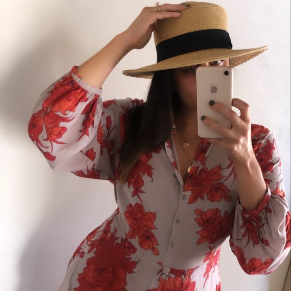 Free People Floral Tunic Dress - Picture 4 of 9